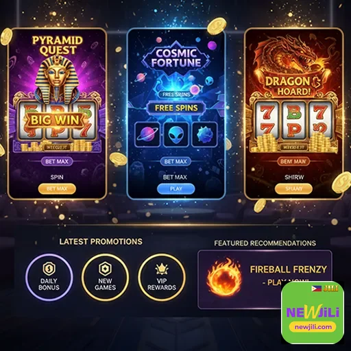 Exciting mobile slots at Newjili online casino Philippines - newjili